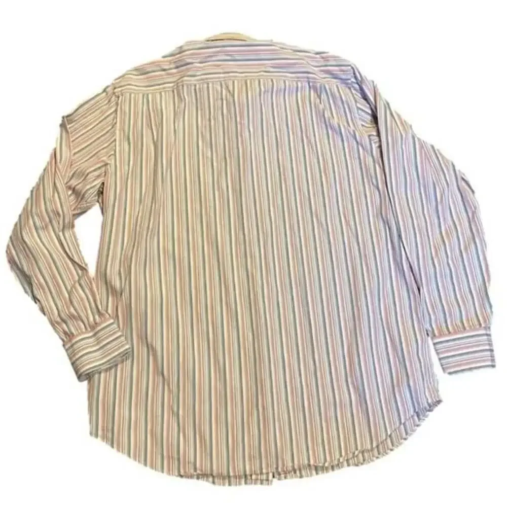 Banana Republic Striped Button Down Shirt Size Large